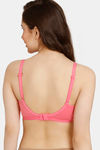 Rosaline Everyday Double Layered Non Wired 3/4th Coverage T-Shirt Bra - Pink Lemonade — thumbnail 2